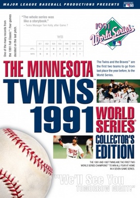 1991 World Series Atlanta Braves vs Minnesota Twins movie poster (1991) canvas poster