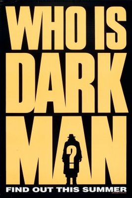 Darkman movie poster (1990) metal framed poster