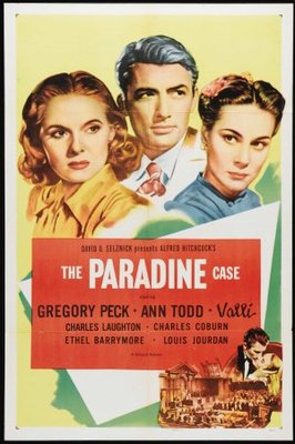 The Paradine Case movie poster (1947) wood print