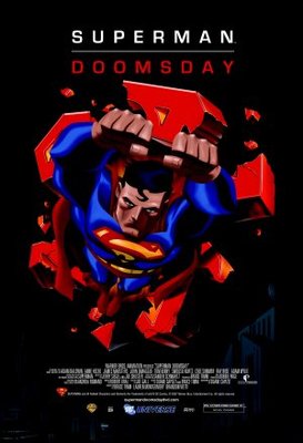 Superman: Doomsday movie poster (2007) hoodie
