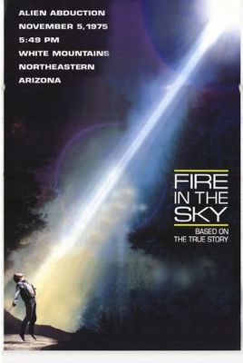 Fire in the Sky movie poster (1993) wood print
