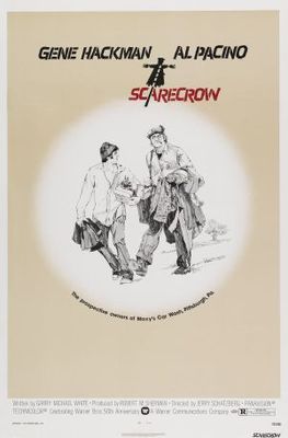 Scarecrow movie poster (1973) pillow