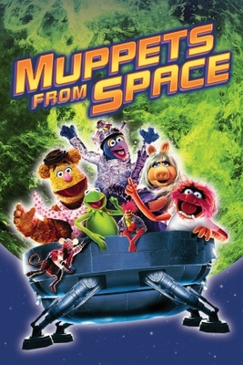 Muppets From Space movie poster (1999) wooden framed poster