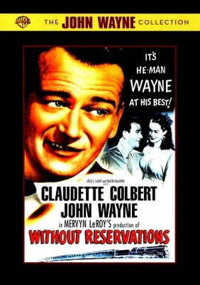 Without Reservations movie poster (1946) wooden framed poster