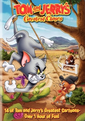 Tom and Jerry's Greatest Chases movie poster (2000) wooden framed poster