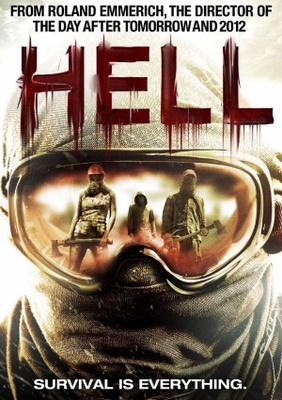 Hell movie poster (2011) wood print