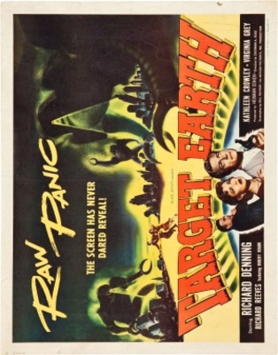 Target Earth movie poster (1954) wooden framed poster