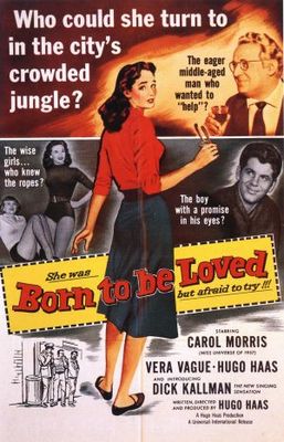 Born to Be Loved movie poster (1959) wooden framed poster