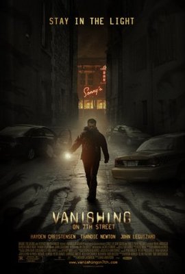 Vanishing on 7th Street movie poster (2010) poster with hanger