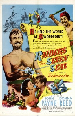 Raiders of the Seven Seas movie poster (1953) poster with hanger
