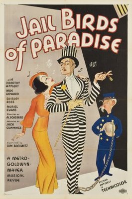 Jailbirds of Paradise movie poster (1934) Stickers MOV_e8055b33