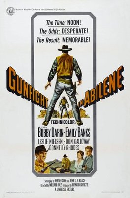 Gunfight in Abilene movie poster (1967) metal framed poster