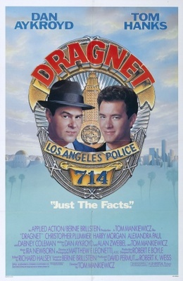 Dragnet movie poster (1987) canvas poster