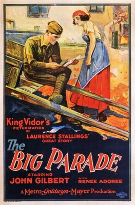 The Big Parade movie poster (1925) metal framed poster