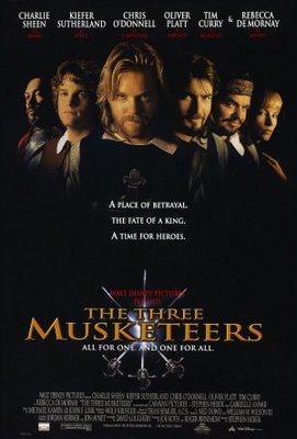 The Three Musketeers movie poster (1993) canvas poster