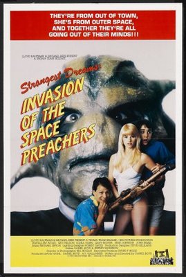Invasion of the Space Preachers movie poster (1990) Stickers MOV_e84bd8e9