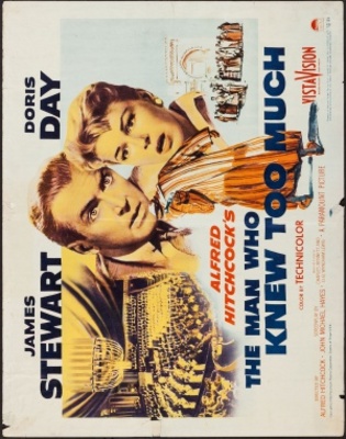 The Man Who Knew Too Much movie poster (1956) pillow
