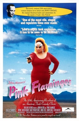 Pink Flamingos movie poster (1972) hoodie