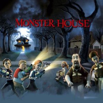 Monster House movie poster (2006) canvas poster