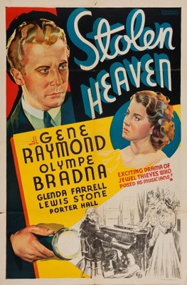 Stolen Heaven movie poster (1938) metal framed poster