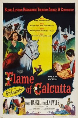 Flame of Calcutta movie poster (1953) mouse pad