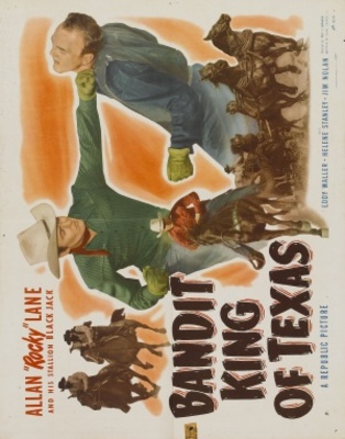 Bandit King of Texas movie poster (1949) canvas poster