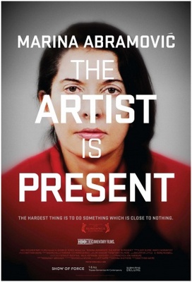 Marina Abramovic: The Artist Is Present movie poster (2012) poster with hanger
