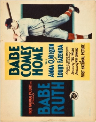 Babe Comes Home movie poster (1927) canvas poster