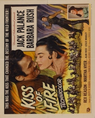 Kiss of Fire movie poster (1955) poster with hanger