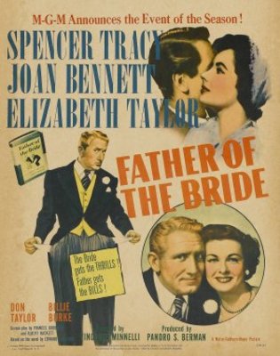 Father of the Bride movie poster (1950) Poster MOV_e9088443