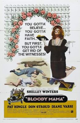 Bloody Mama movie poster (1970) poster