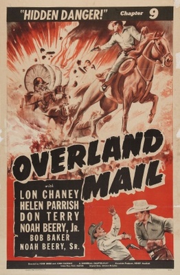 Overland Mail movie poster (1942) metal framed poster