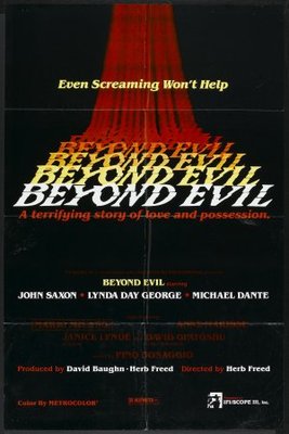 Beyond Evil movie poster (1980) metal framed poster