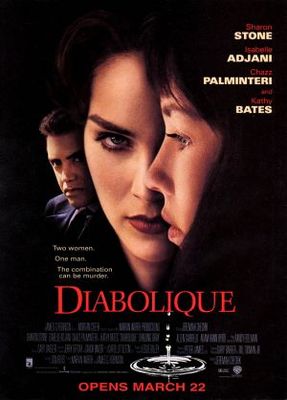 Diabolique movie poster (1996) canvas poster