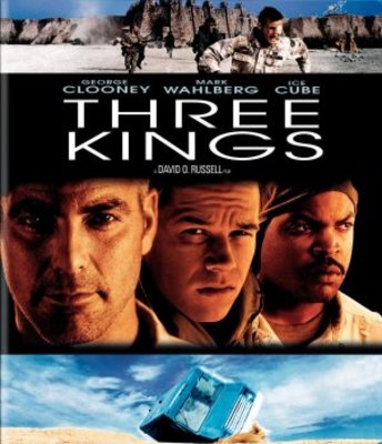 Three Kings movie poster (1999) wood print