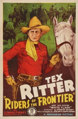 Riders of the Frontier movie poster (1939) mouse pad