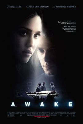 Awake movie poster (2007) Stickers MOV_e9d8ec6a