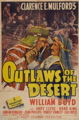 Outlaws of the Desert movie poster (1941) wood print