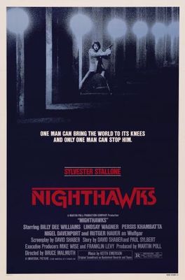 Nighthawks movie poster (1981) wood print