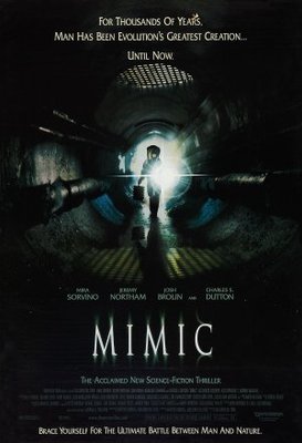 Mimic movie poster (1997) pillow