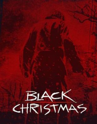 Black Christmas movie poster (2006) pillow