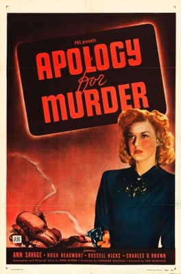 Apology for Murder movie poster (1945) t-shirt