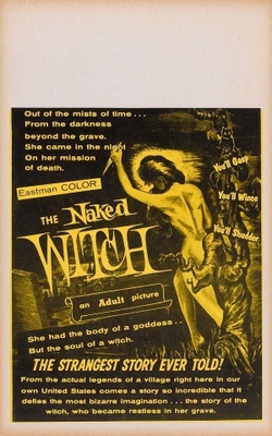 The Naked Witch movie poster (1961) mug