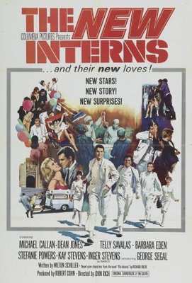 The New Interns movie poster (1964) wooden framed poster