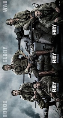 Fury movie poster (2014) Stickers MOV_ea37068d