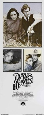 Days of Heaven movie poster (1978) metal framed poster