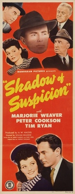 Shadow of Suspicion movie poster (1944) metal framed poster