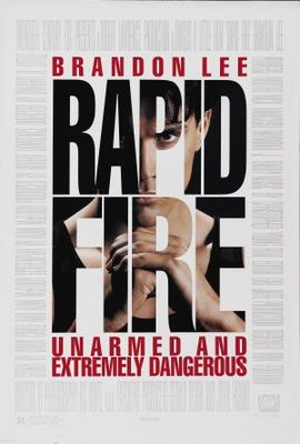 Rapid Fire movie poster (1992) poster with hanger
