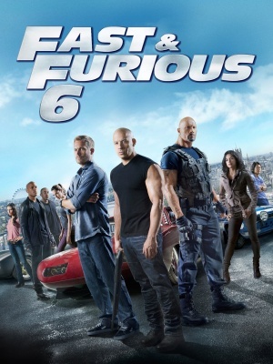 Furious 6 movie poster (2013) tote bag