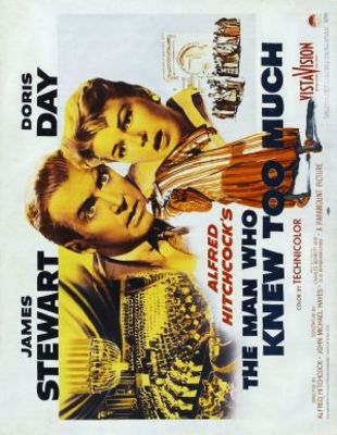 The Man Who Knew Too Much movie poster (1956) sweatshirt